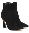 GIANVITO ROSSI AURA 105 SUEDE ANKLE BOOTS,P00510453