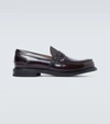 Church's Burgundy Willenhall Leather Loafers In Brown