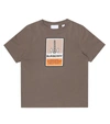 BURBERRY PRINTED COTTON JERSEY T-SHIRT,P00516166