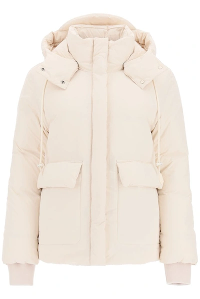 Kenzo Puffer In Powder Polyester In Neutrals