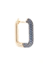 APM MONACO RECTANGLE HOOP EARRING