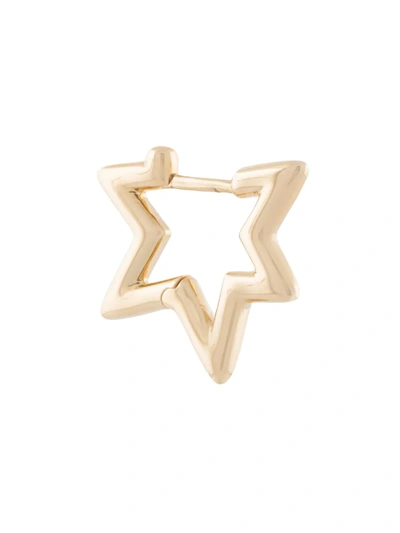 Apm Monaco Star Hoop Earring In Gold