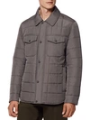 ANDREW MARC MEN'S ARCHER QUILTED SHIRT JACKET,0400013055339