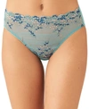 Wacoal Embrace Lace Bikini Underwear 64391 In Bristol Blue Multi