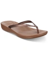Fitflop Iqushion Flip-flop Sandals In Bronze