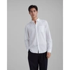Club Monaco Long Sleeve Oxford Shirt In White