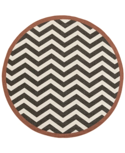 Surya Closeout! Livabliss Alfresco Alf-9646 Black 5'3" Round Area Rug, Indoor/outdoor