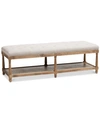 Furniture Celeste Bench In Beige