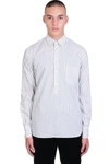 ROCHAS RUBINO SHIRT IN WHITE SILK,11560733