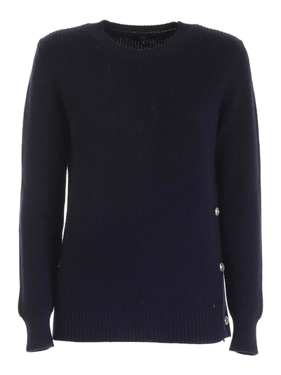 Fay Crewneck Sweater In Blue - Atterley