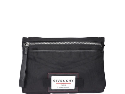 Givenchy New Line Signature Address Bag In Black