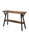 Furniture Of America Chadden Matte Rectangle Console Table In Black