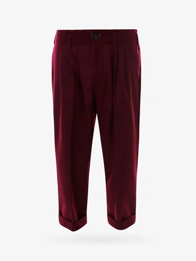 The Silted Company Viscose Trouser - Atterley In Red