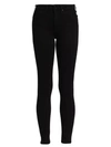 Rag & Bone Nina High-rise Skinny Jeans In Black