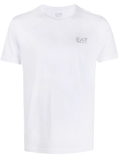 Ea7 Short-sleeve T-shirt In White