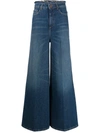 ALYSI HIGH-RISE FLARED JEANS