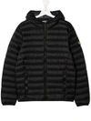 Ciesse Piumini Junior Teen Padded Zipped Jacket In Blue