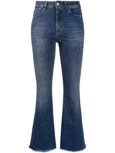 Pt01 Cropped Jeans In Blue