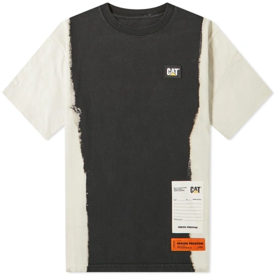 Heron Preston Cat Logo Patch Cotton T-shirt In Black