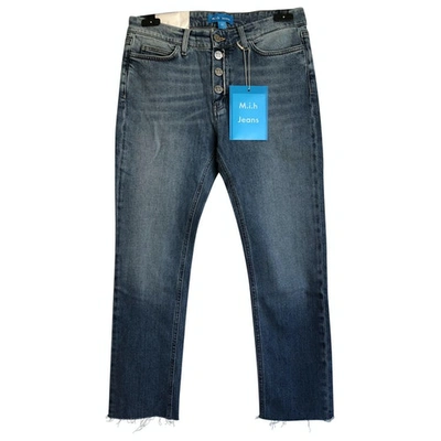 Pre-owned M.i.h. Jeans Straight Jeans In Blue