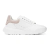 Alexander Mcqueen Oversized Court Sneakers In Nude Multi