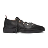 THOM BROWNE BLACK GHILLE OXFORDS