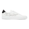 GIVENCHY WHITE & BLACK 'STUDIO HOMME' URBAN KNOTS SNEAKERS