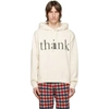 GUCCI OFF-WHITE 'THANK' HOODIE