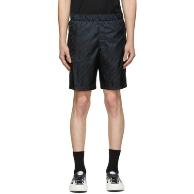 Givenchy Black Chain Track Shorts
