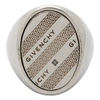 GIVENCHY SILVER CHAIN CHEVALIER RING