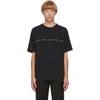 ACNE STUDIOS BLACK LOGO PRINT T-SHIRT