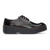 ACNE STUDIOS BLACK CALFSKIN DERBYS