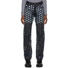 MAISON MARGIELA BLUE PERFORATED JEANS