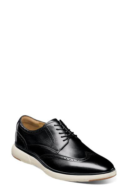 florsheim shoes black and white