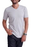 Goodlife Scallop V-neck T-shirt In Quarry