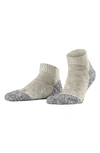 Falke Lodge Homepad Ribbed-trim Cotton-blend Socks In Storm