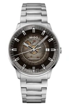 Mido Men's Swiss Automatic Commander Gradient Stainless Steel Bracelet Watch 40mm