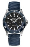 MIDO OCEAN STAR GMT AUTOMATIC CANVAS STRAP WATCH, 44MM,M0266291705100