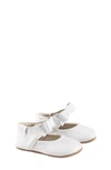 Robeezr Infant Girl's Robeez Sofia Bow Mary Jane Crib Shoe In White