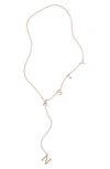 ADORNIA NASTY LARIAT NECKLACE,N-271S