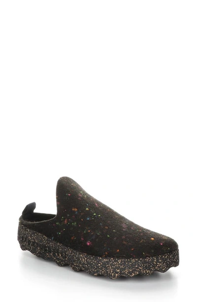 Asportuguesas By Fly London Fly London Come Trainer Mule In Black Fabric