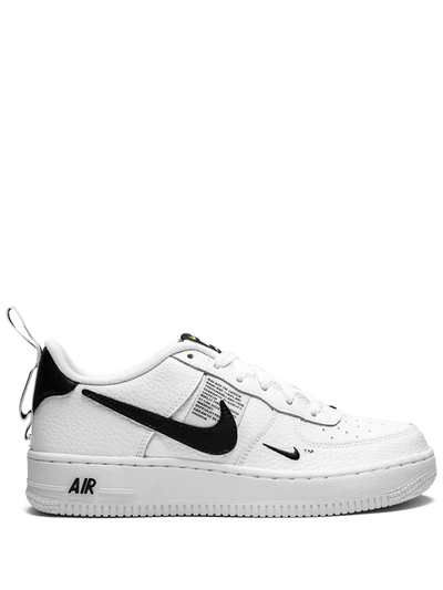 Nike Kids' Air Force 1 Lv8 Utility Trainers In White