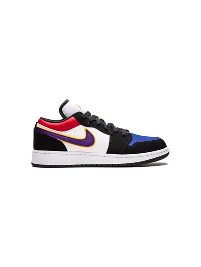 Nike Kids' Air Jordan 1 Low Gs Sneakers In Black