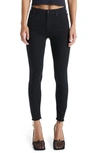 Shop Mother The Looker Frayed Ankle Skinny Jeans In Not Guilty