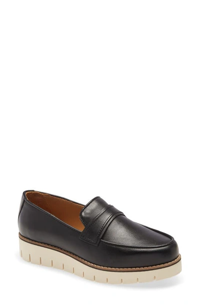 Aquatalia Genevive Weatherproof Loafer In Black