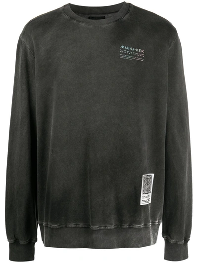 Mauna Kea Faded-effect Logo Print Sweatshirt In Grey