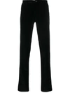 Dolce & Gabbana Velvet Skinny Trousers In Black