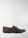 Ferragamo Gancio Horsebit Loafers In Brown
