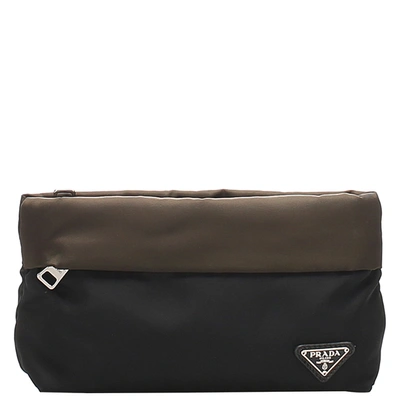 Pre-owned Prada Black Nylon Tessuto Pouch