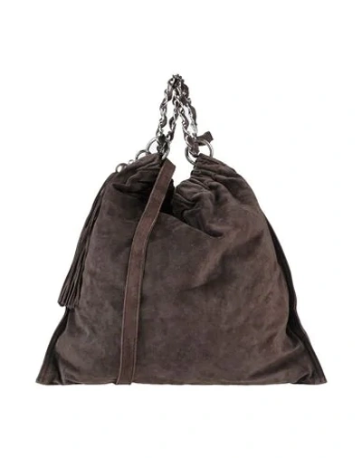 Almala Handbag In Dark Brown